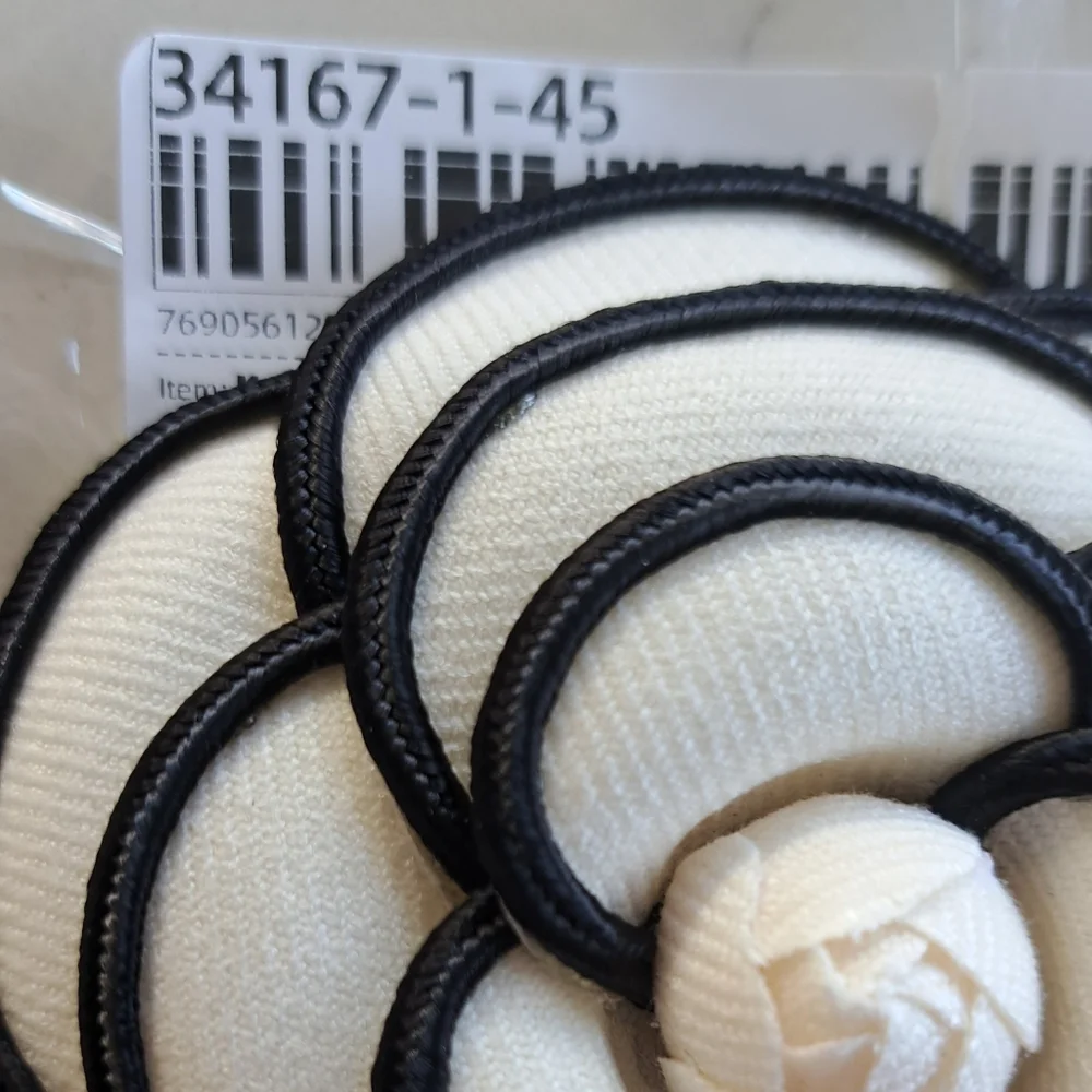 Chanel Style Camelia Hair Clip & Brooch - Picture 5 of 6
